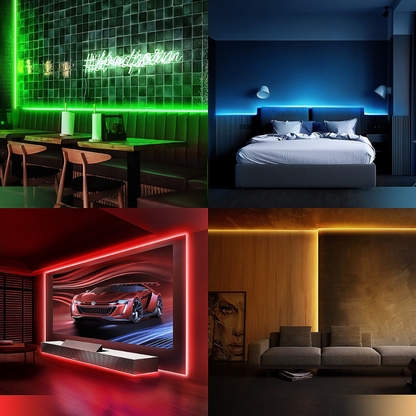 LED Strip Lights Music Sync Colour Changing