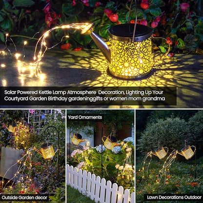 Solar Watering Can Garden Light